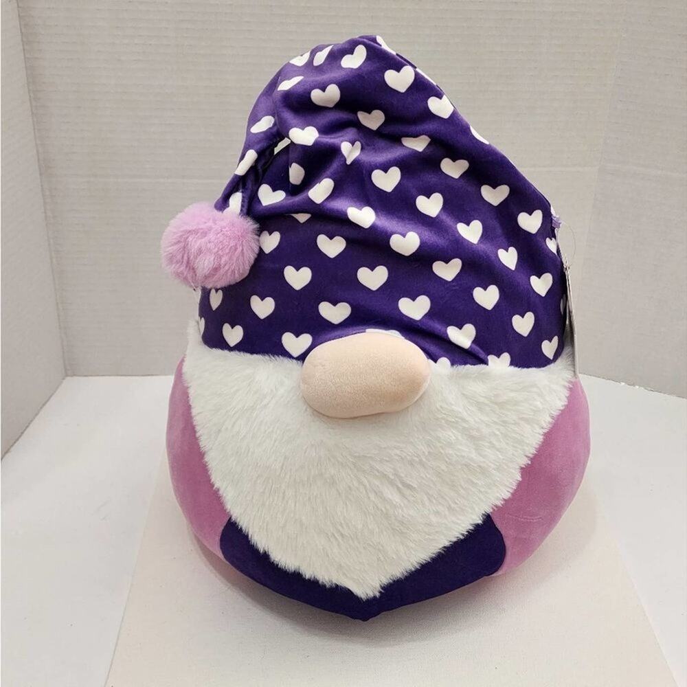 SQUISHMALLOWS Nefen 12" purple‎ and pink wizard Gnome new!!!